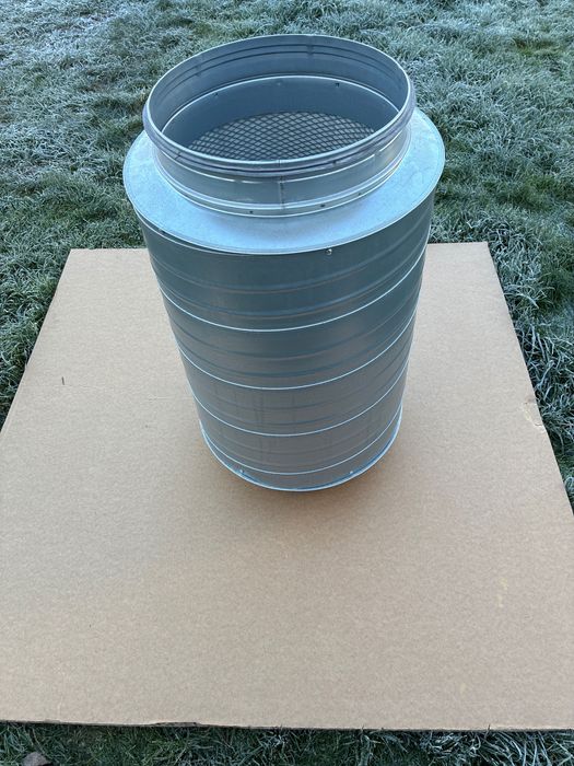 Tłumik okragly TOC D315 L600 z izolacja 50mm