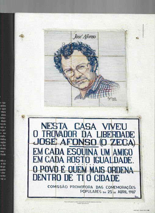 José Afonso	- - -		Cais	- - - - -	Revista