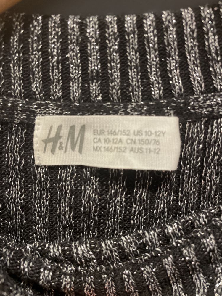 Bluzka H&M z długim rękawem 146