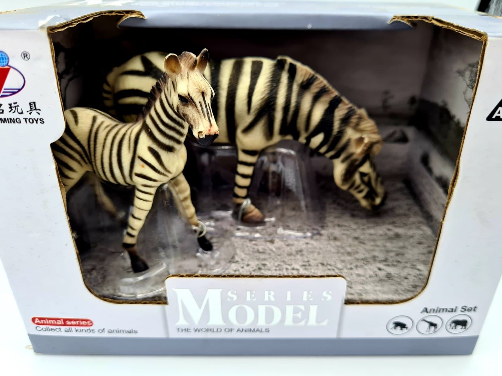 Nowy super zestaw figurek figurki Zebry zabawki