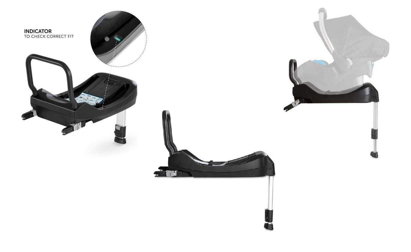 Carrinho bebe Hauck Rapid 3R Trioset - Charcoal + Base Isofix