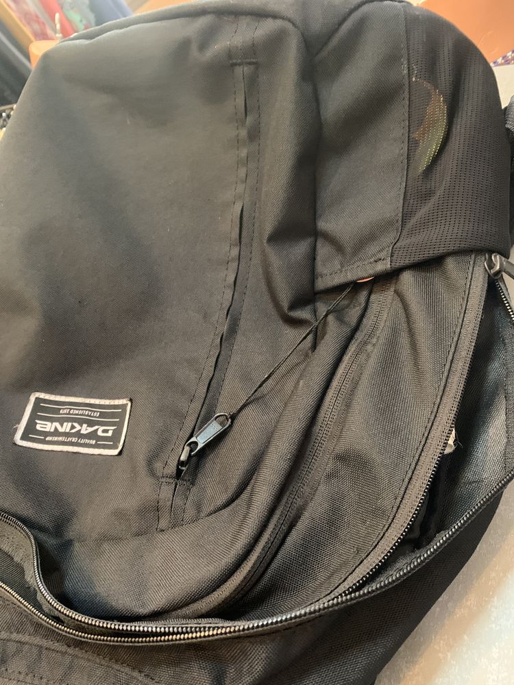 Рюкзак чорний з двома відділеннями