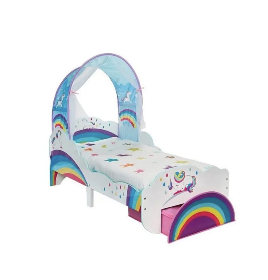 Cama infantil do unicórnio