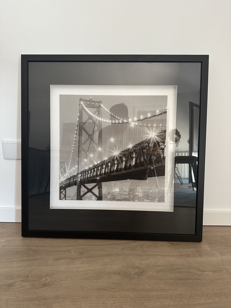 Quadro fotografia ponte  75cm x 75cm