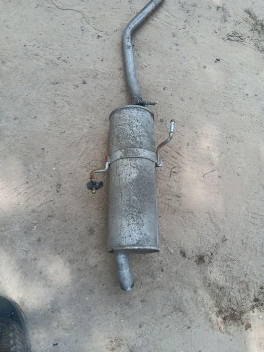 Peugeot 206 5d 1.1. 1.4 tłumik wydech rura wydechową końcowy KPL