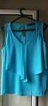 Blusa turquesa Ferrache M 3 euros