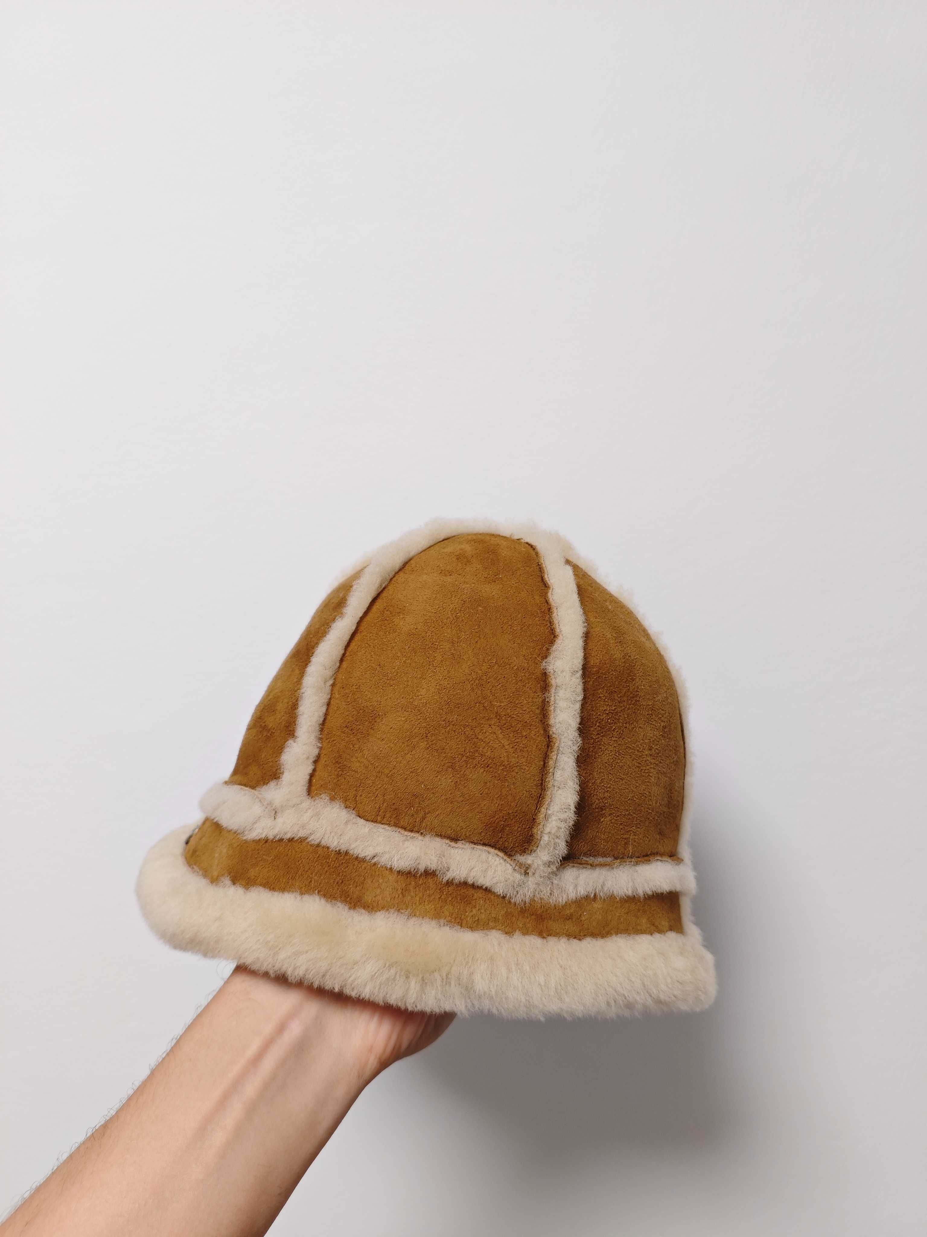 UGG Australia шапка відро з овчини панама зимова ведро ручної роботи