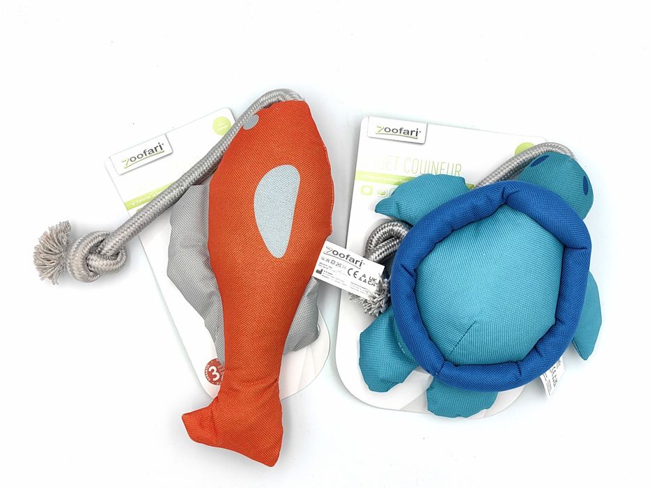 Zabawny żółw/rybka ZOOFARI gryzak, szarpak dla pieska