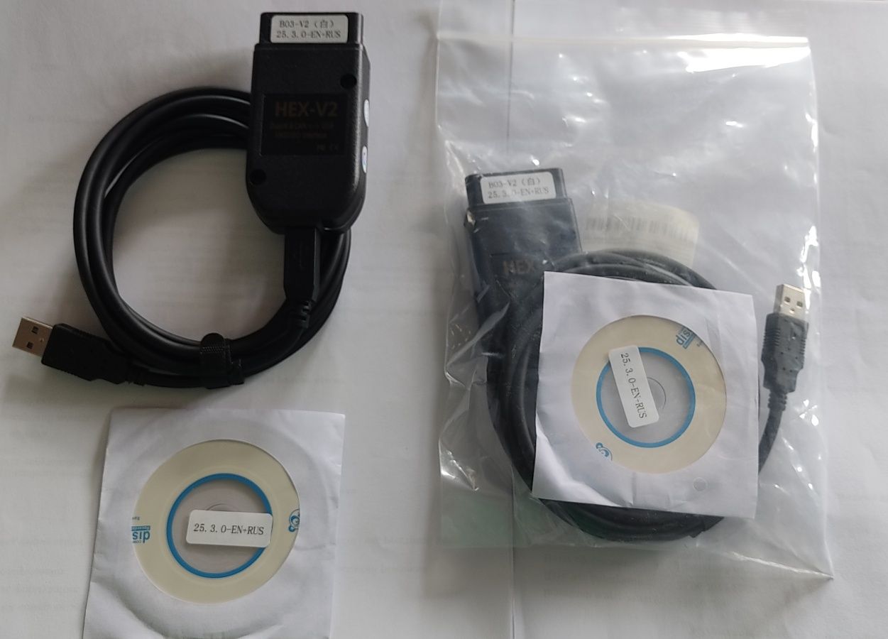 Автосканер VAG-COM HEX V2 VCDS  25.3 + збірник кодувань