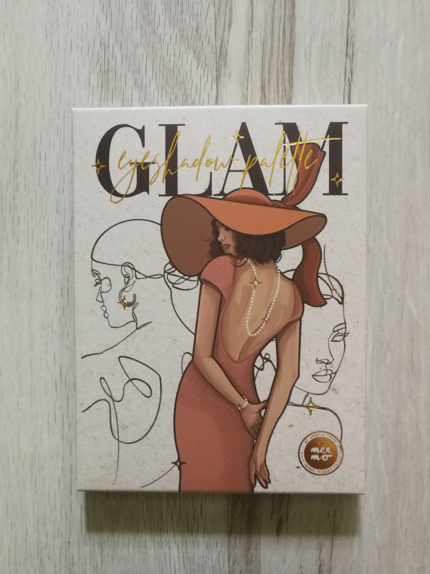 Mexmo paleta cieni Glam + sztuczne rzęsy Ardell Wispies 600