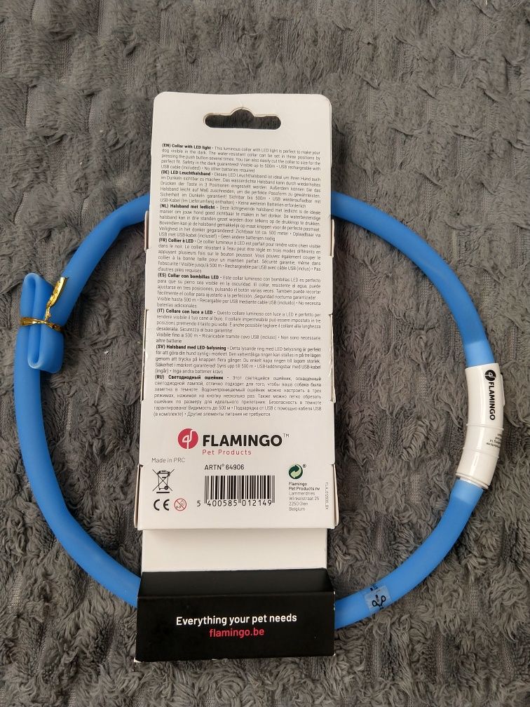 Obroża świecąca LED + GRATIS