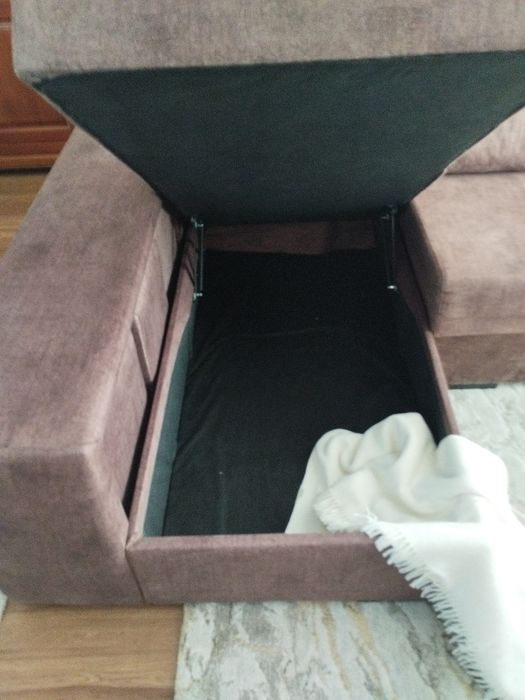 Sofá Chaise lounge 4 puffs