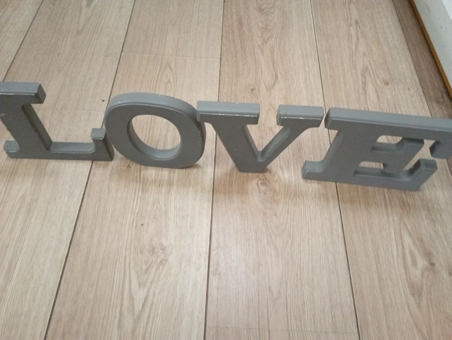 Stojący napis ozdobny LOVE