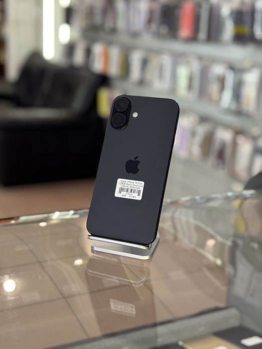 iPhone 16 Plus 128Gb Black Neverlock / акб 100% / опис