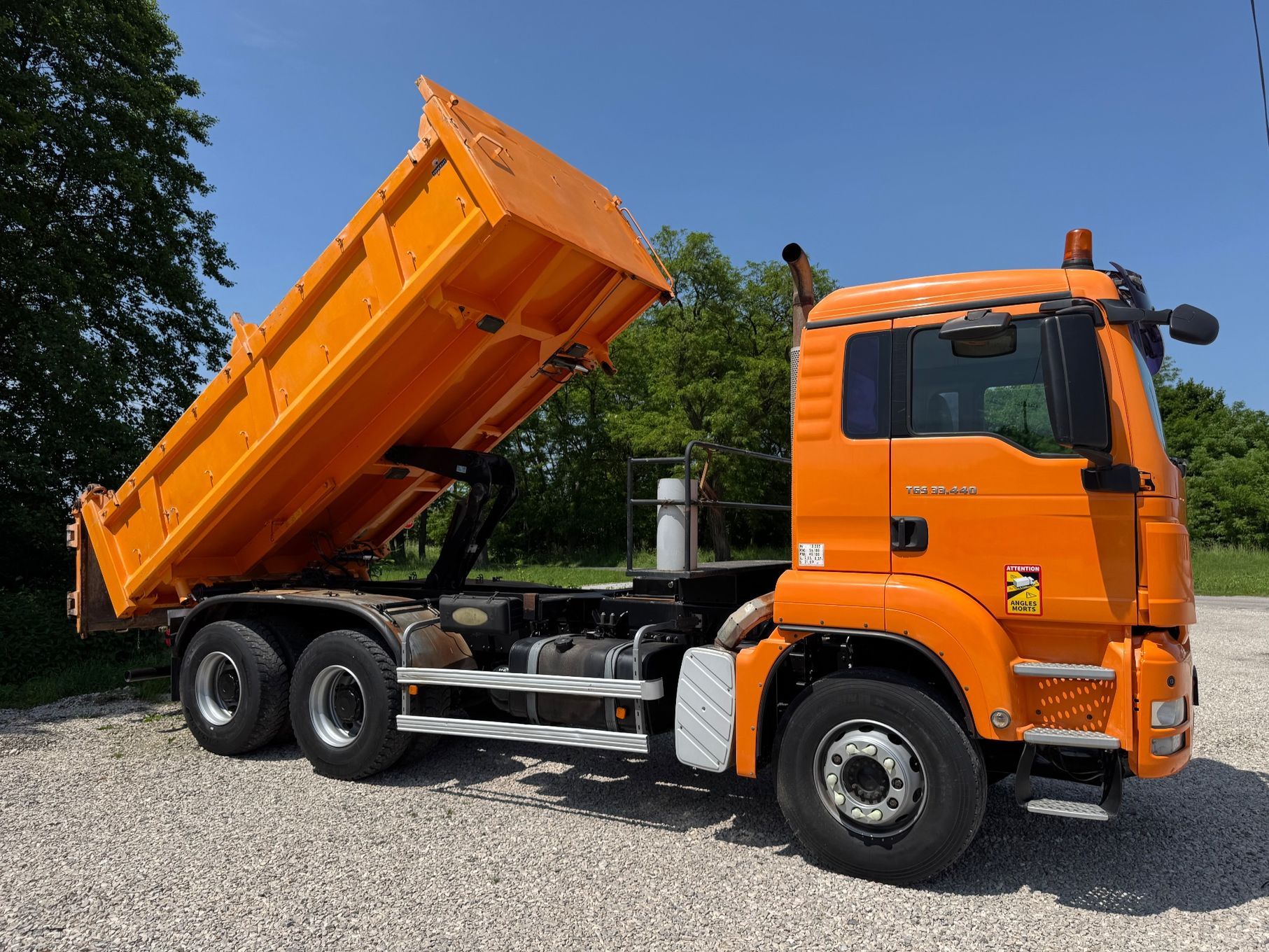 MAN  TGS 33.440 6X4 Kiper Wywrotka Manual Resor Hydroburta Nowe Opony