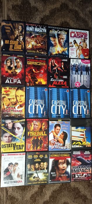 Sprzedam Filmy DVD widoczne na zdjęciach