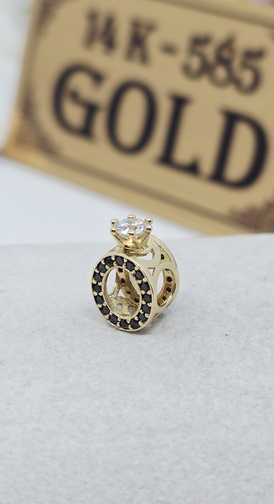 Złoty charms próba 585 14k