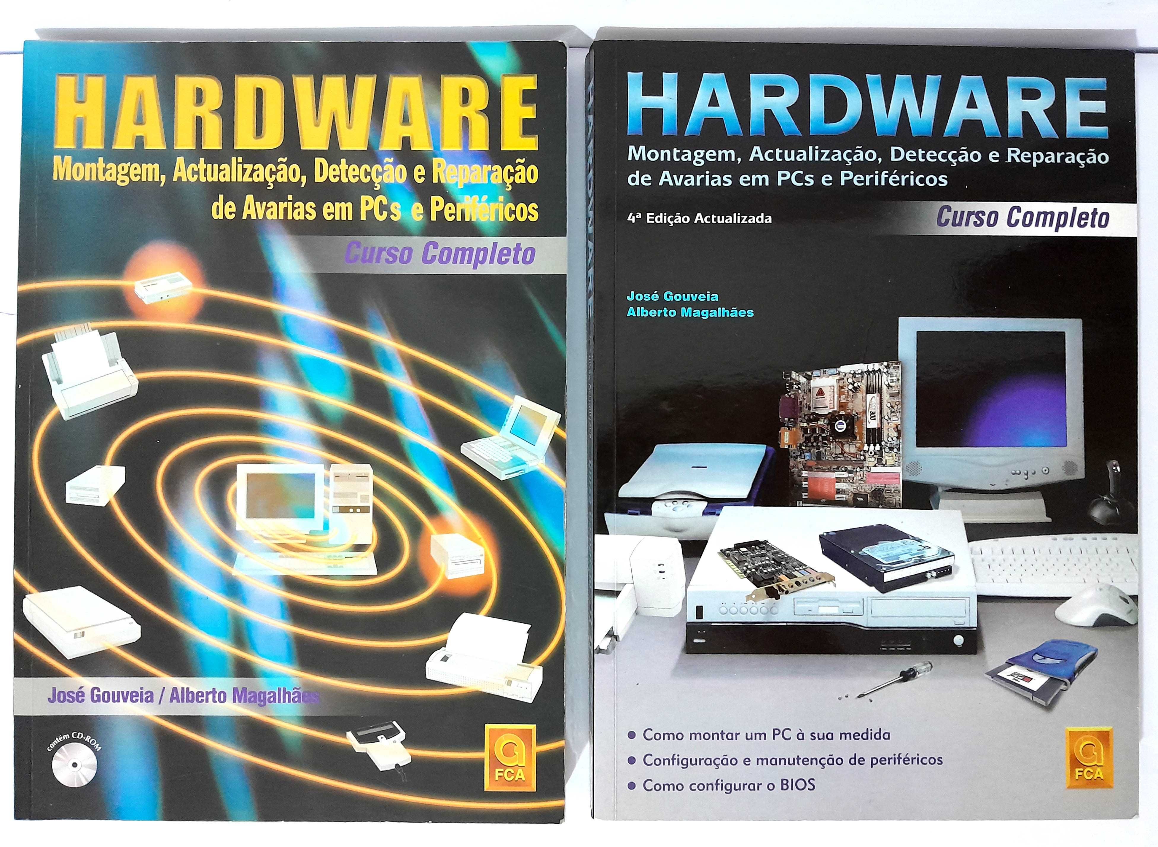 Livros Informática: Hardware - Curso Completo (1ª e 4ª Edições) da FCA