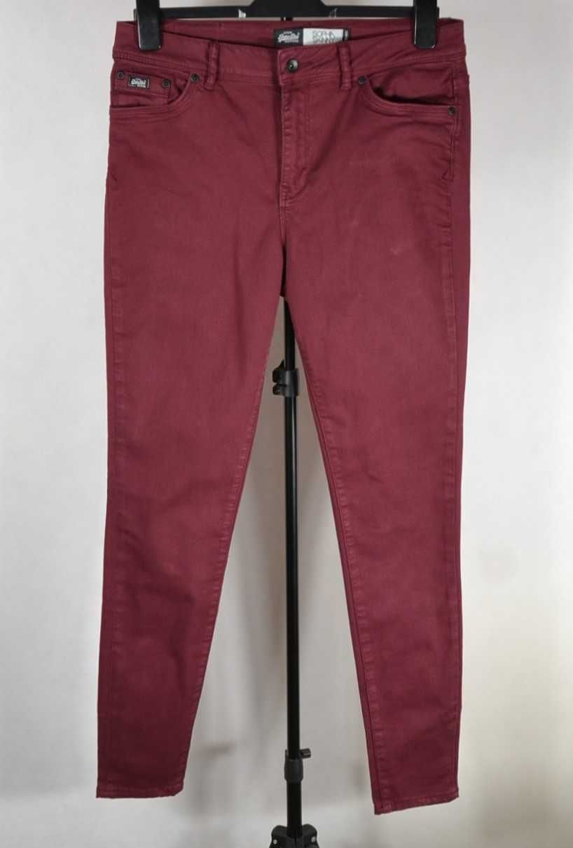 SUPERDRY Sophia Skinny Jeans Spodnie Damskie W32 L32 Oryginalne Super