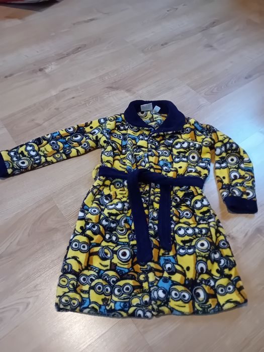Szlafrok dziecięcy Minionki r. 116/122
