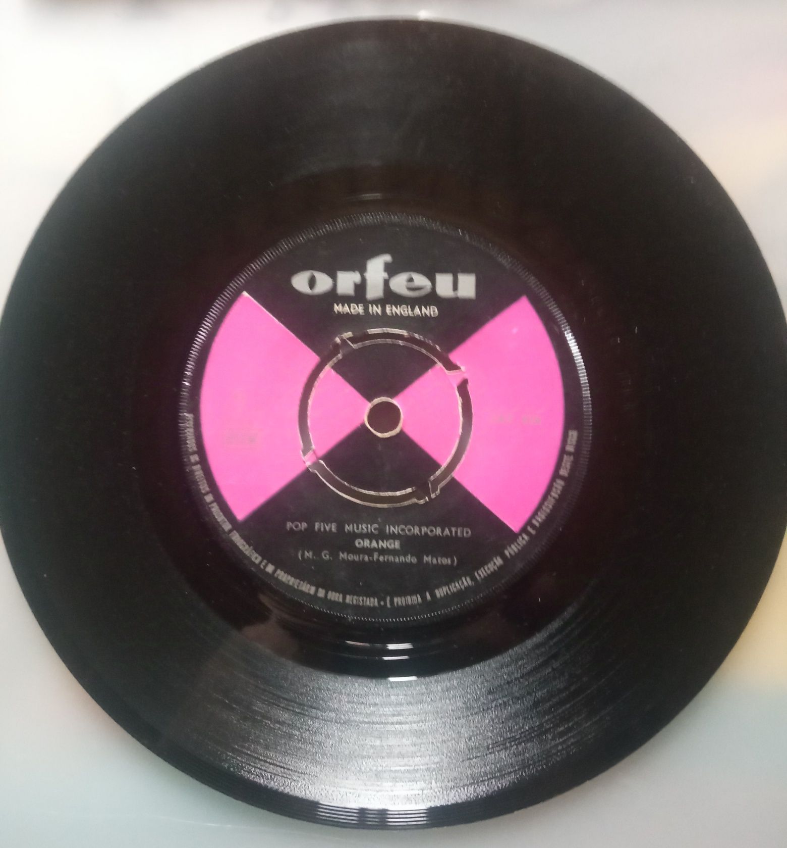 Vinil Single Orange Mission Impossible