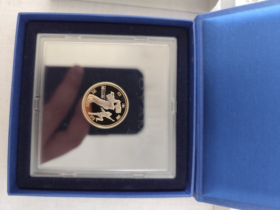 Moedas Proof 500 yenes Japão