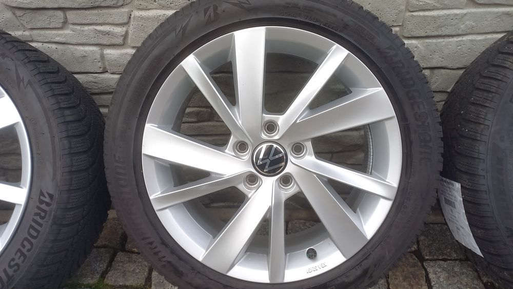 Koła Alufelgi 17' VW Golf 8 5x112 Caddy Touran 7.5-8mm Zimowe