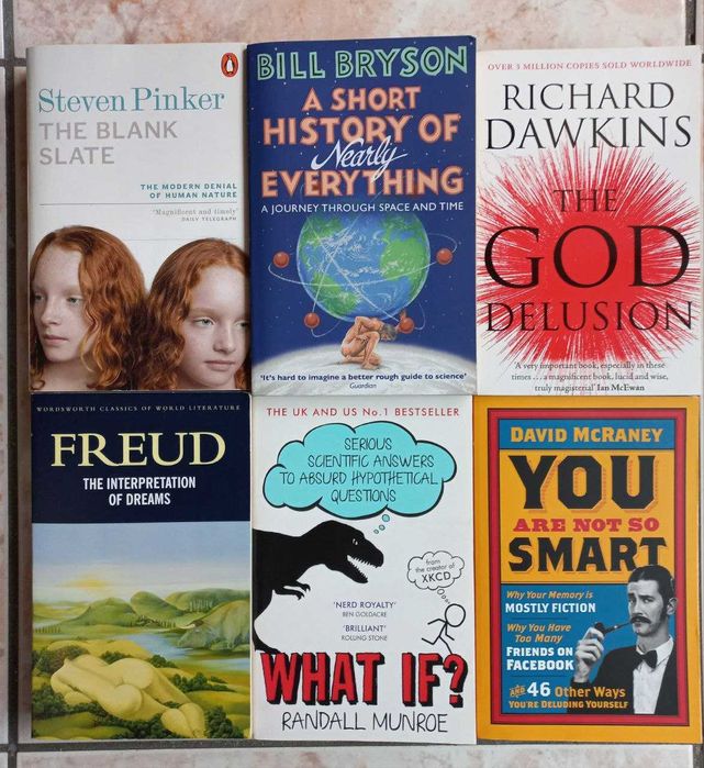 Livros de ficção e não ficção | Inglês e português