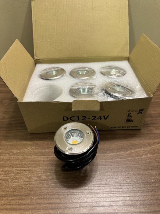 HALOGENY najazdowe LED 3W IP67 3000k nowe okazja cena za 4szt