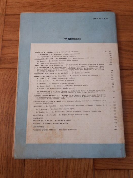Dwutygodnik "Nowe Książki" - Nr 10 (314) z 31 maja 1963 roku