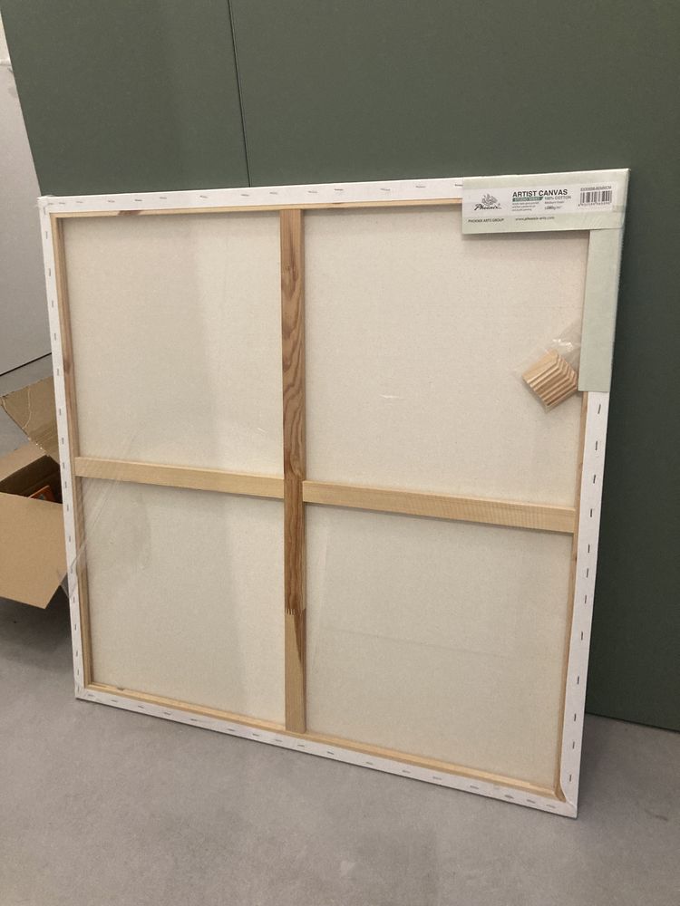 Podobrazie 80x80cm bawełniane 280g/m2