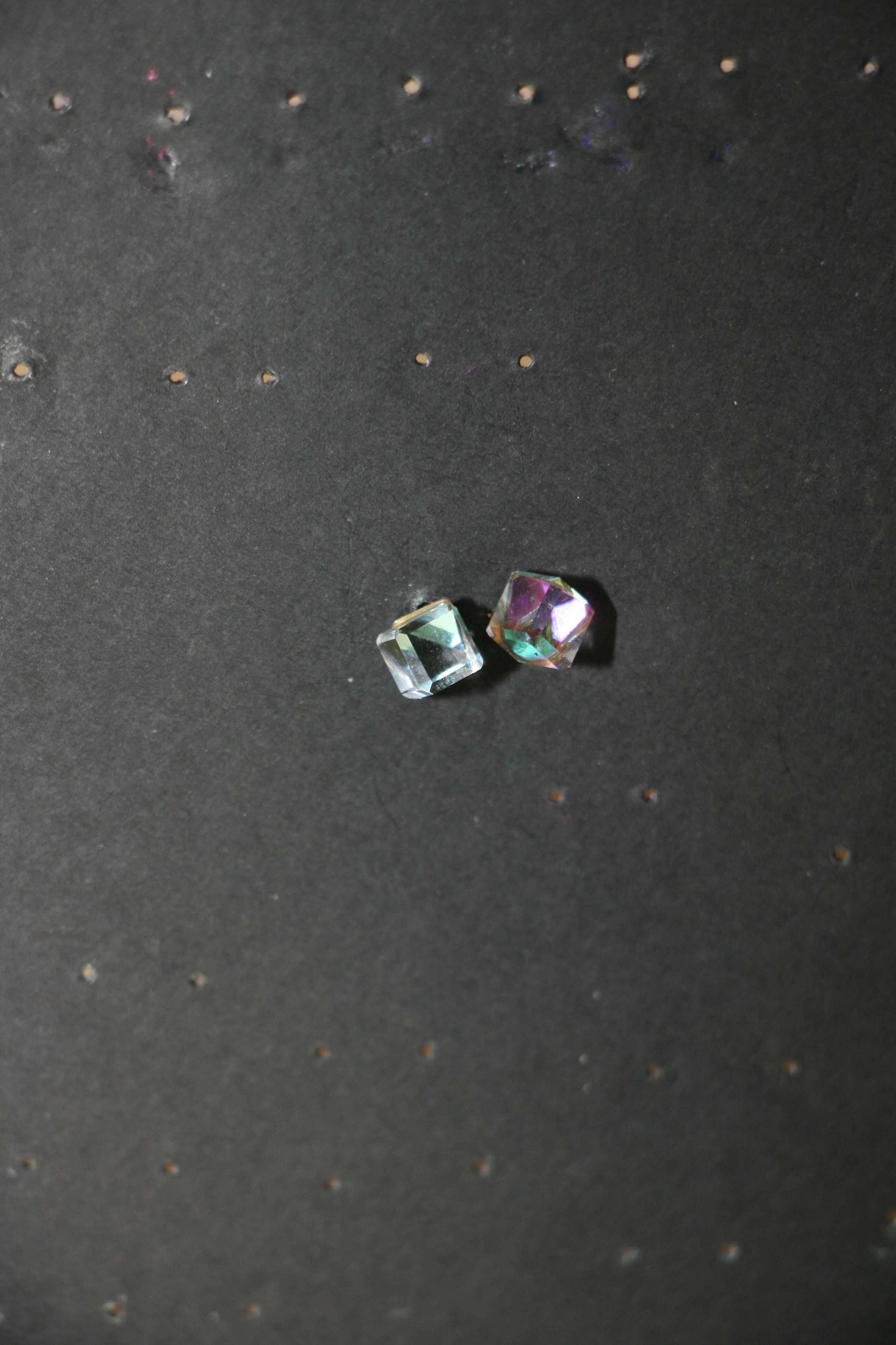 Brincos Cubos Transparentes