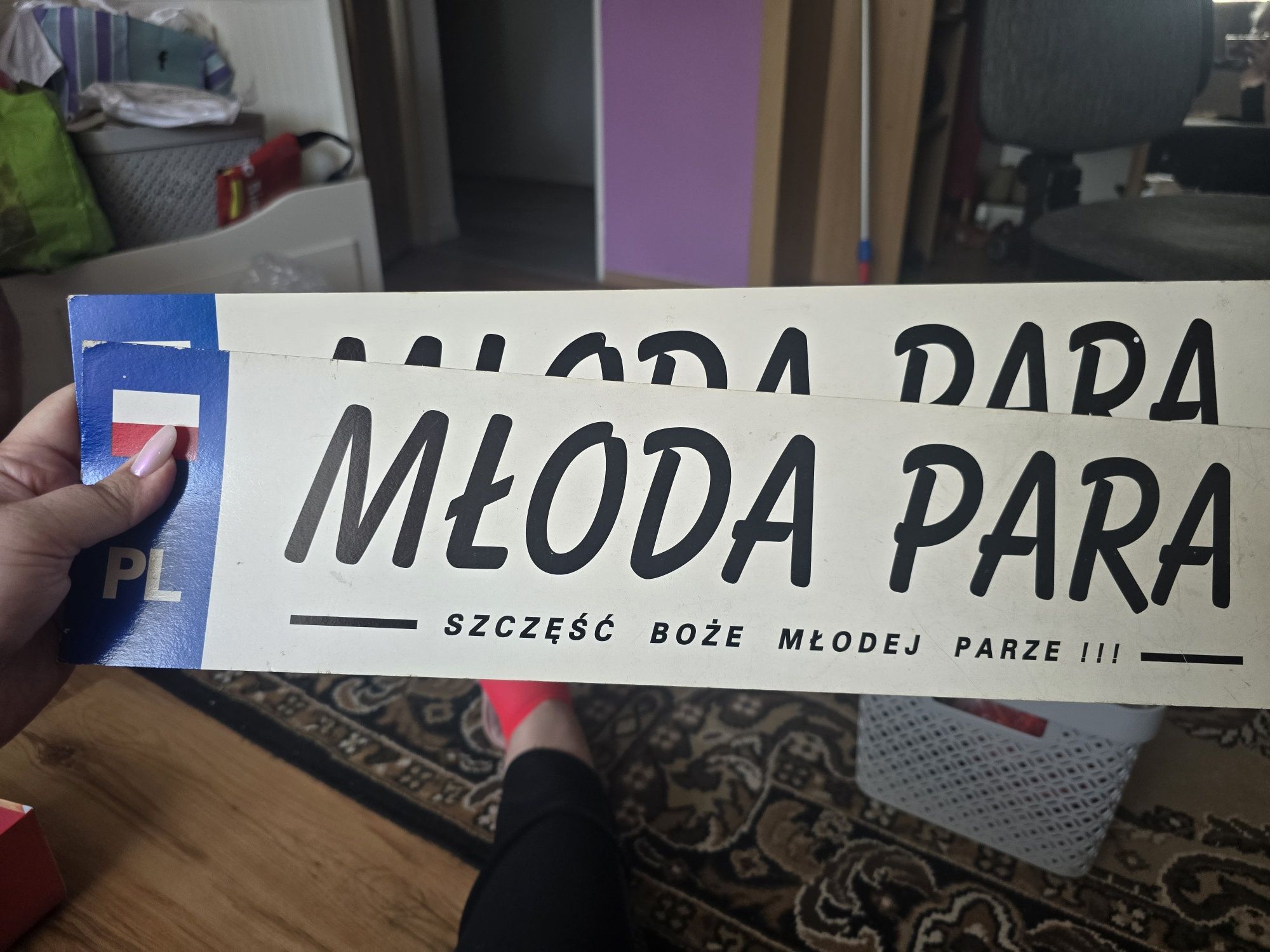 Tablice młoda para