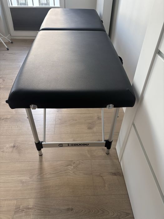 Łóżko kosmetyczne do stylizacji rzęs/masażu I-coucou czarne