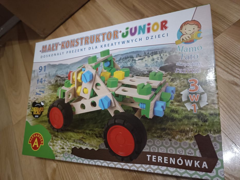 Mały Konstruktor Junior 3 w 1 Terenówka