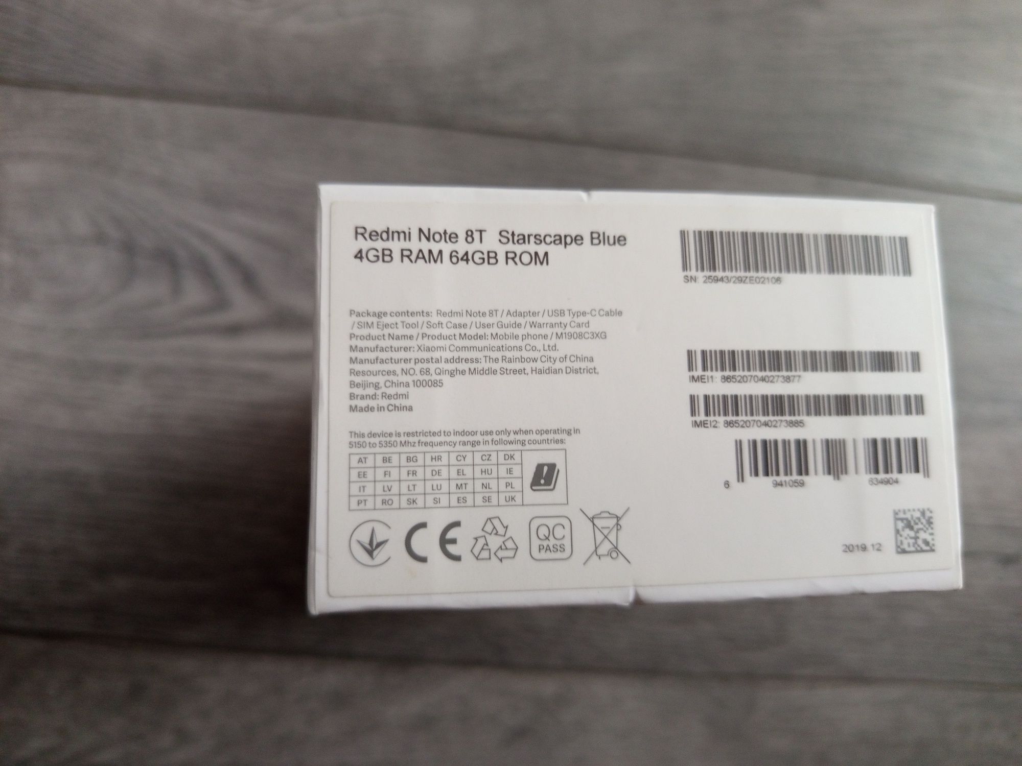Telefon redmi note 8T