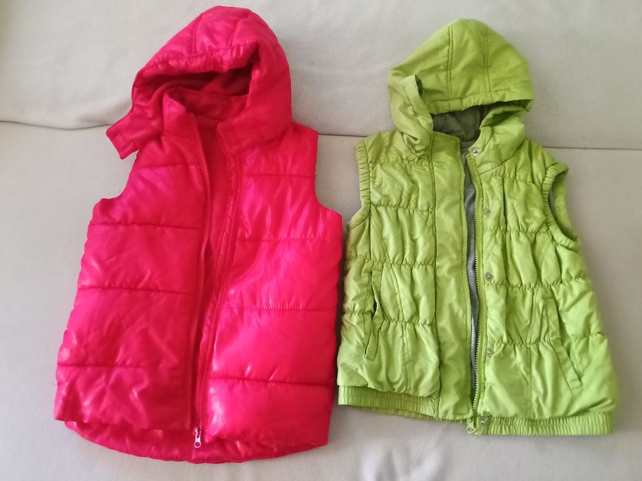 Kamizelka 122 6 lat 2 sztuki