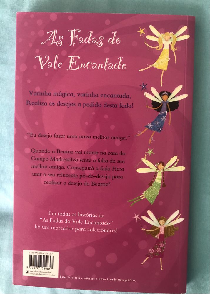 Livro As Fadas Vale Encatado, A Fada Hera e a Amizade Inesperada