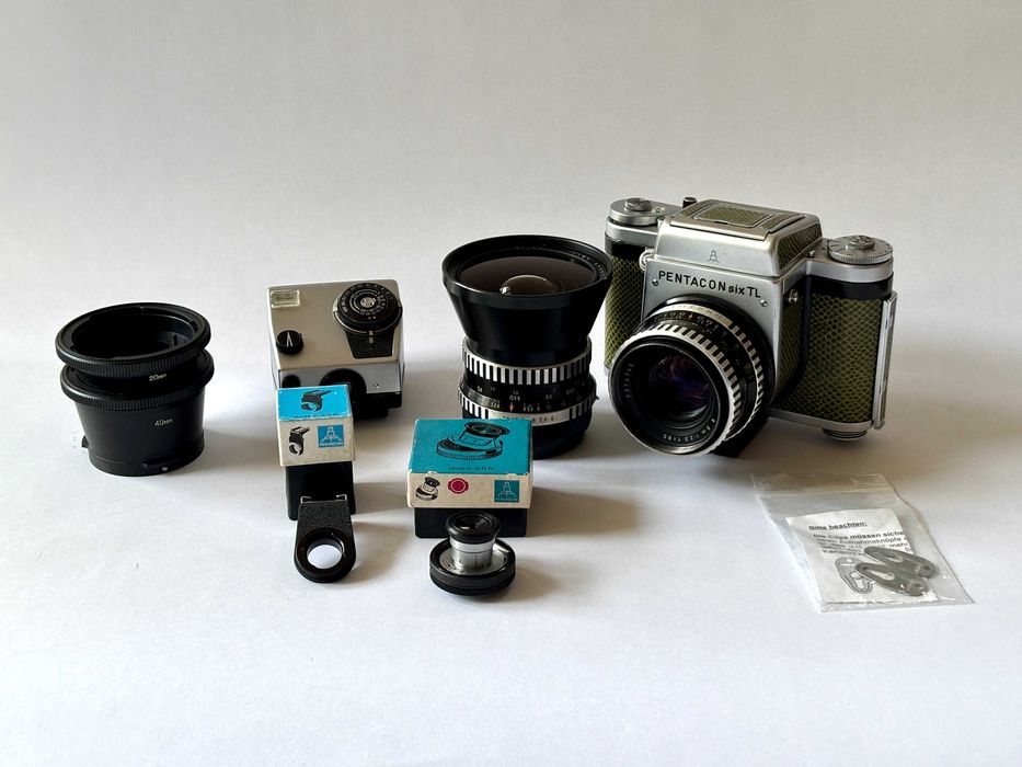 Niecodzienny PENTACON SIX + Biometar 80mm + Flektogon 50mm + pryzmat +