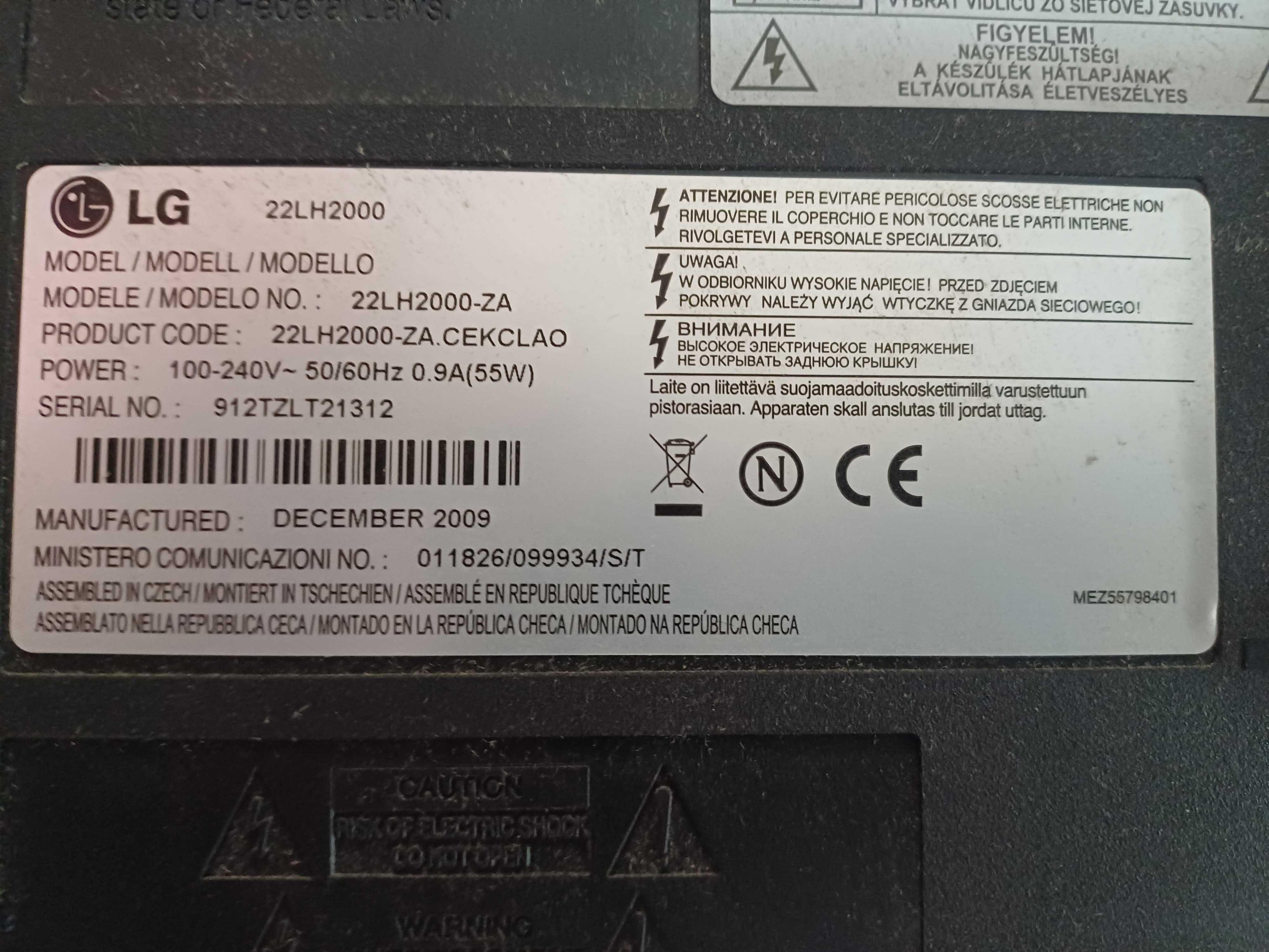 Telewizor Monitor LG 22 cale Sklep Radom