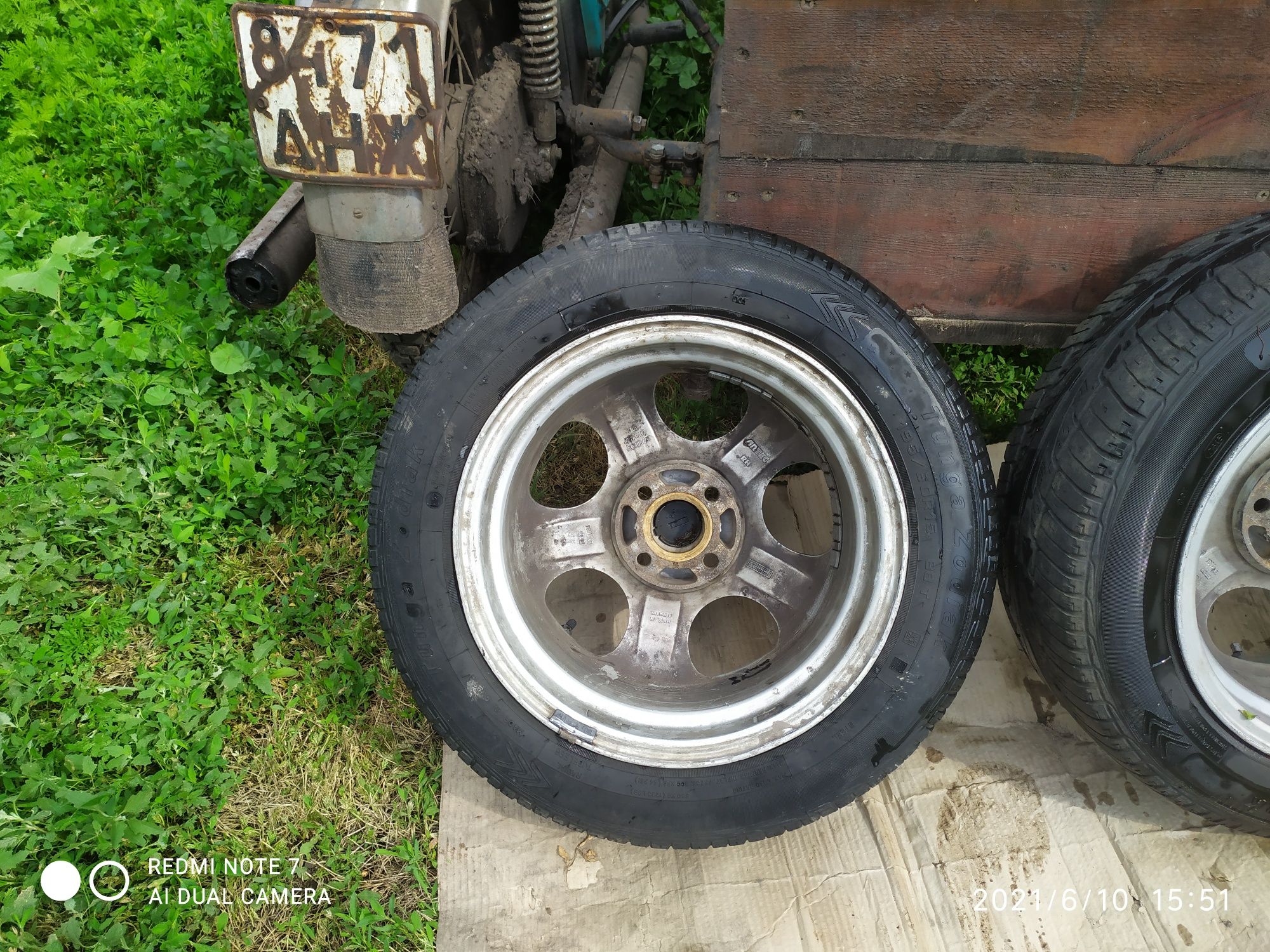 Диски с резиной r15 4*100 Обмен