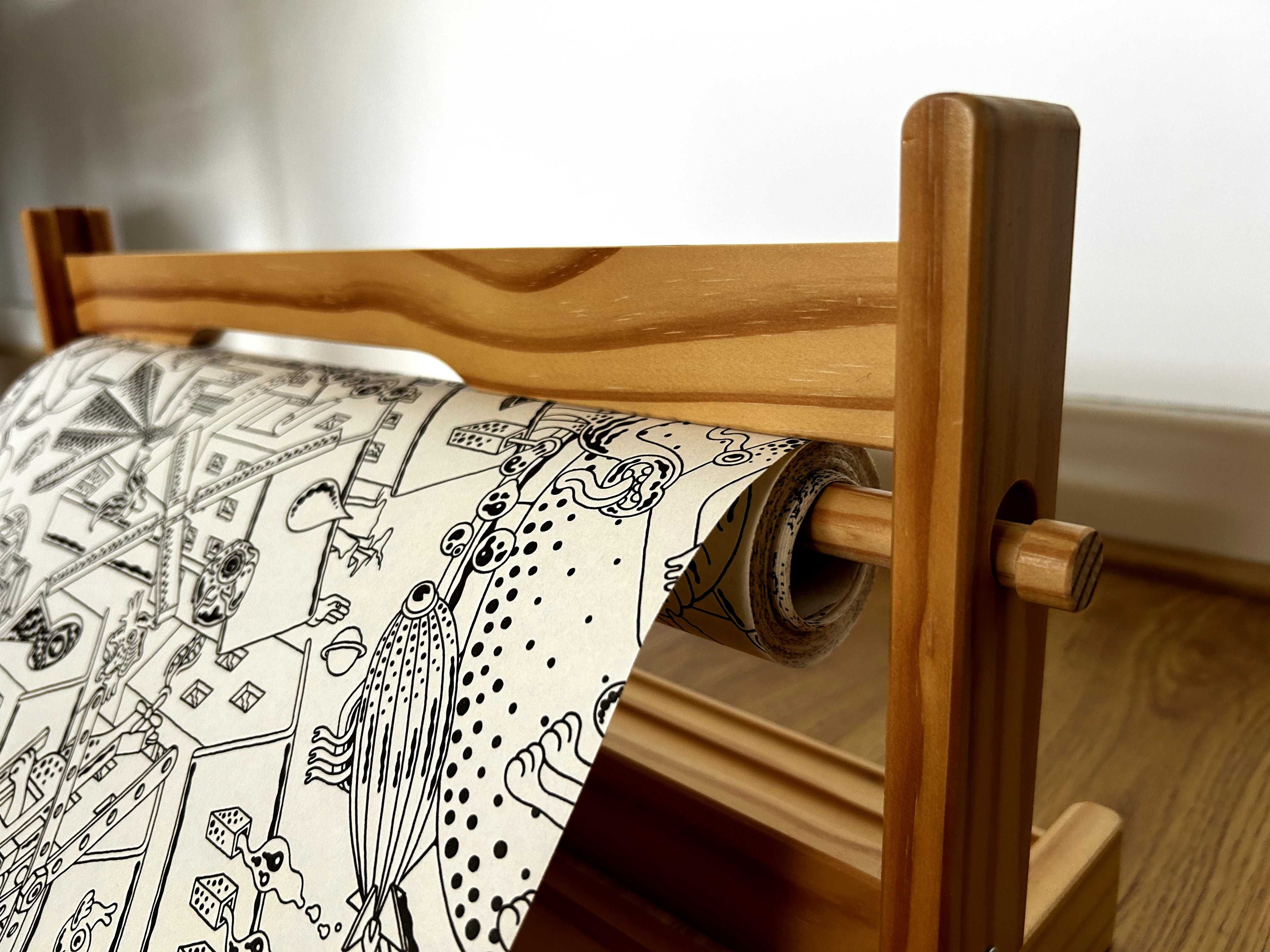 Rolo para Colorir com Suporte IKEA