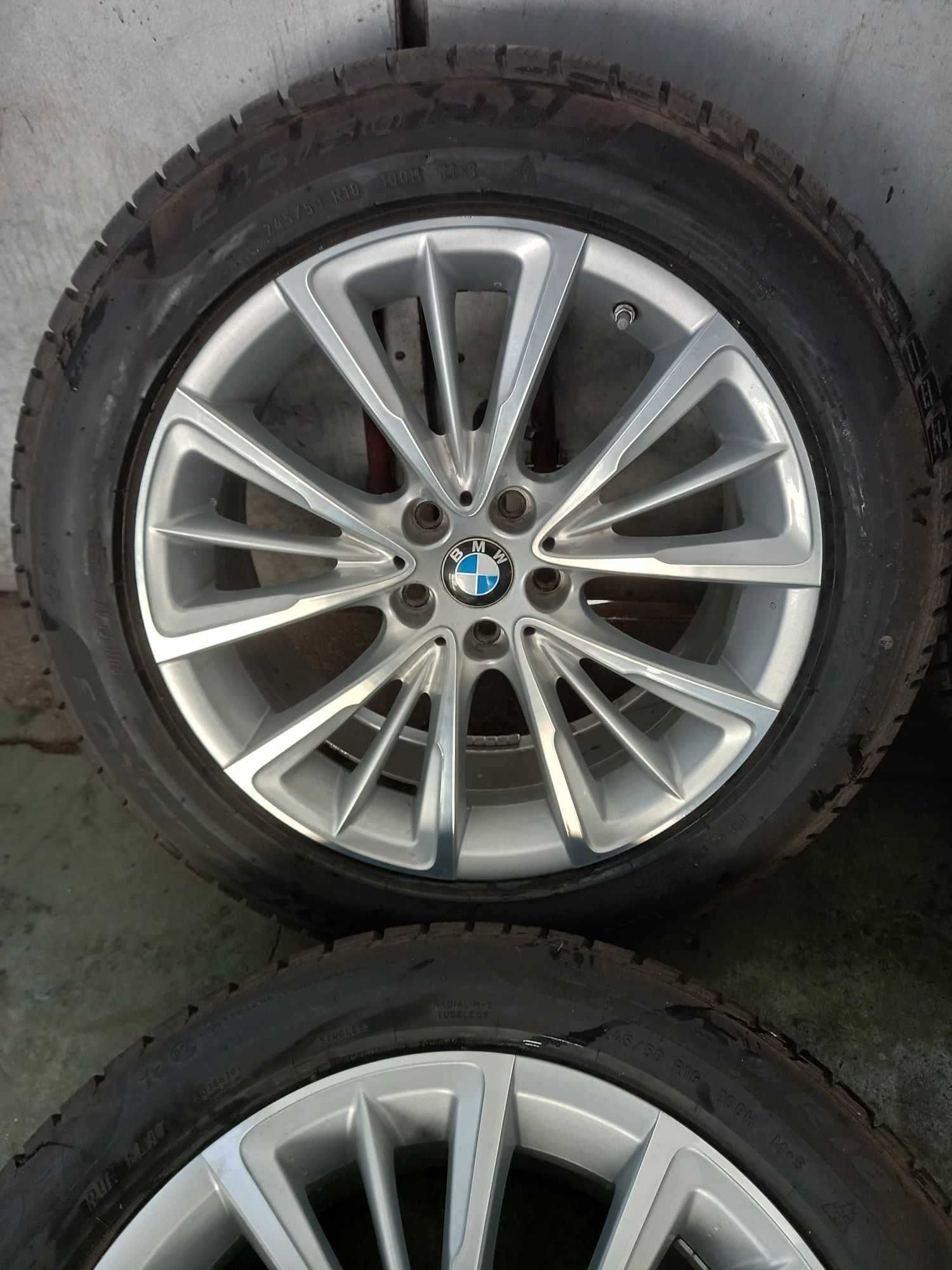 Całe koła Bmw 18" opony zimowe 245/50 R18 felgi et30 KOMPLET