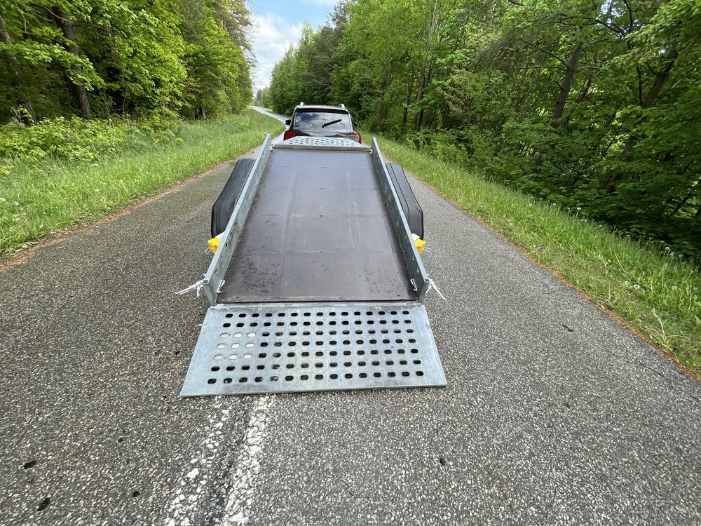 Przyczepa Minikoparka Wózek Widłowy Hydrauliczna 3.5T