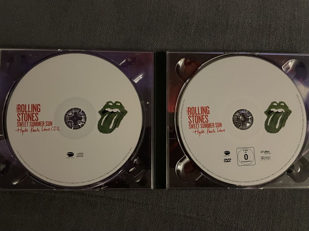 CD+DVD The Rolling Stones Sweet Summer Sun Hyde Park Live