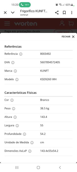 Frigorifico kunft novo