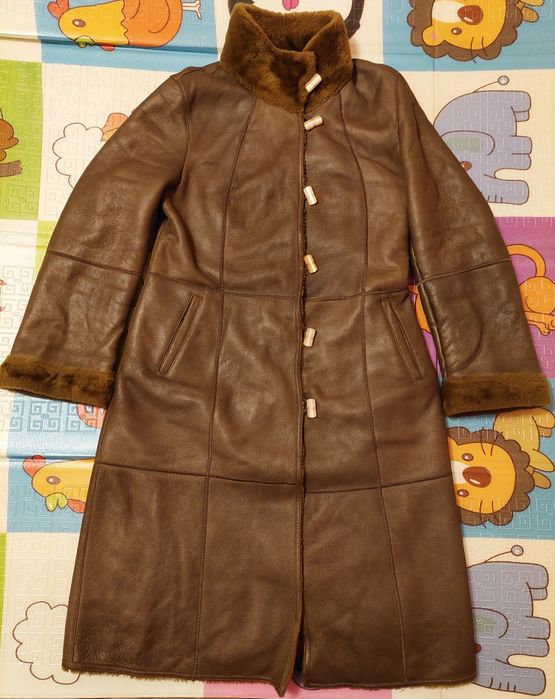 Жіноча дублянка натуральна, дубленка