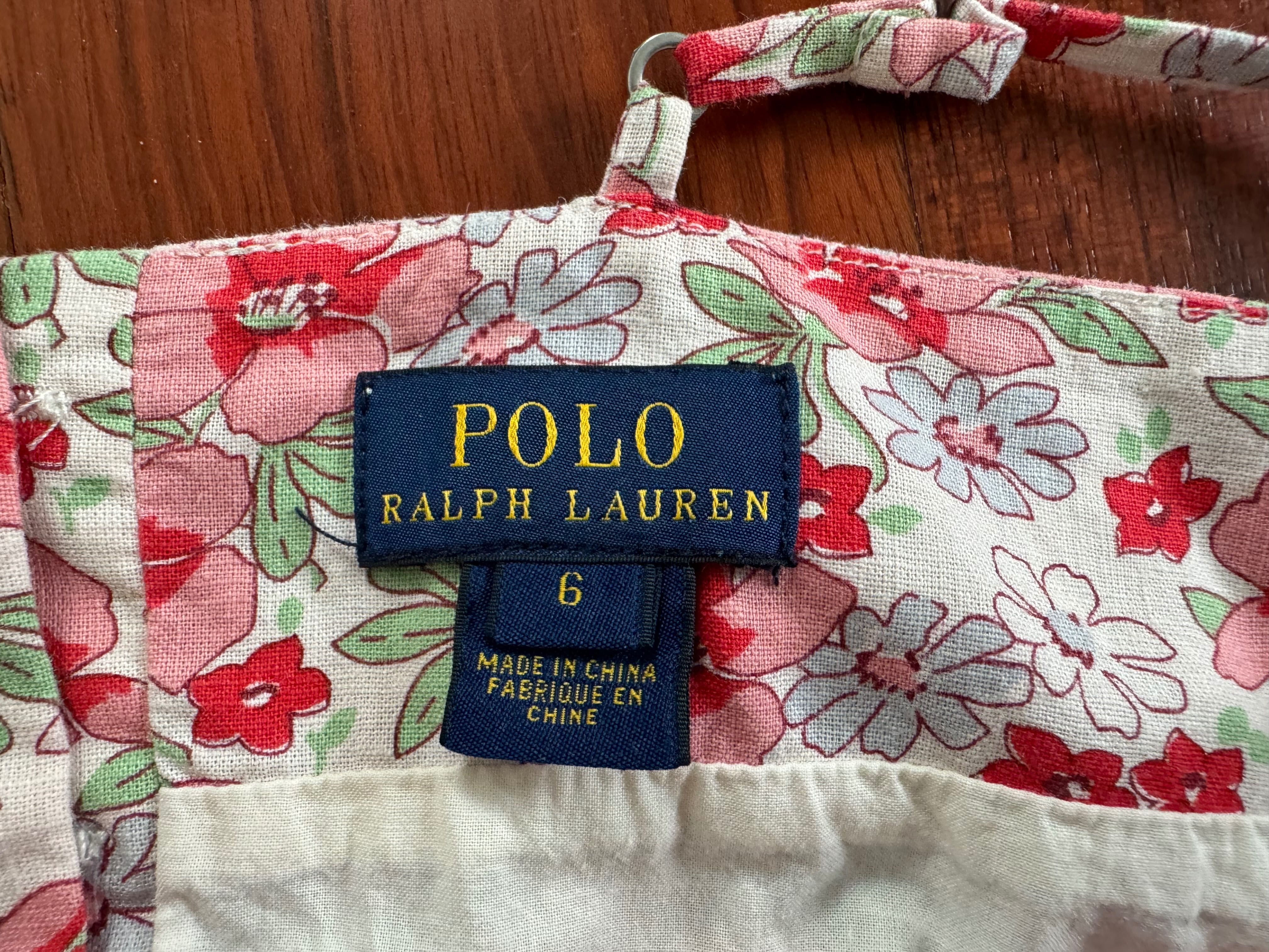 Kolorowa sukienka, Ralph Lauren, 6lat