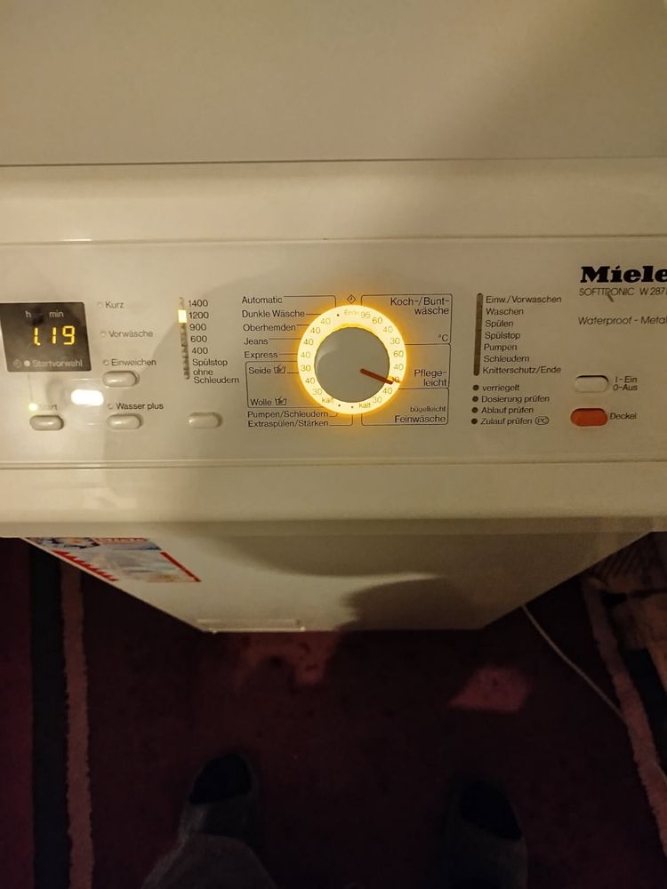 Pralka Miele 287 wpm