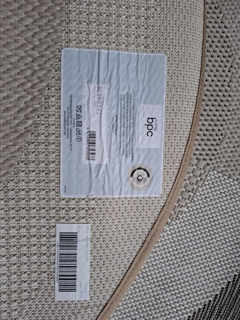 Dywan okrągły Bonprix średnica 120cm- nowy